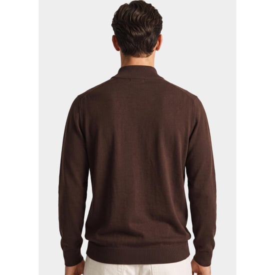 Bos Bright Blue Half zip 302/8106 - Image 5
