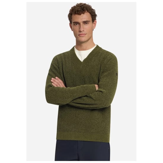No Excess Pullover v-neck light weight chenil moss - Image 4