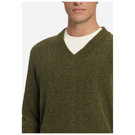 No Excess Pullover v-neck light weight chenil moss - Image 6