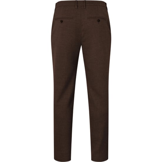 Plain Alvinpl 285 dark brown melange - Image 3