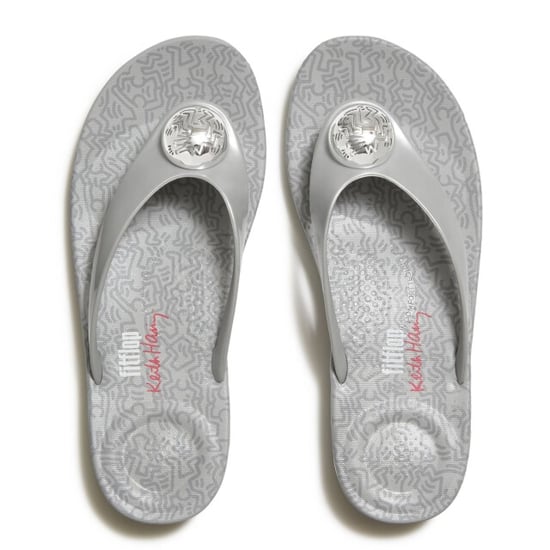 FitFlop X keith haring iqushion button flip-flops - Image 6