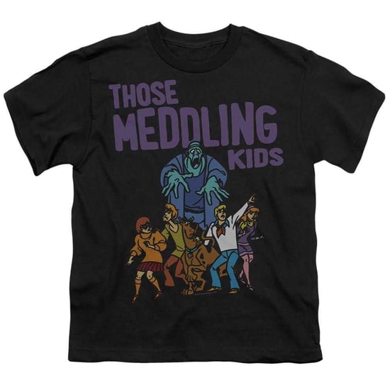 Scooby Doo T-shirt met ‘Death Meddle’-opdruk voor kinderen (Zwart) - Image 1