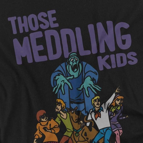 Scooby Doo T-shirt met ‘Death Meddle’-opdruk voor kinderen (Zwart) - Image 3