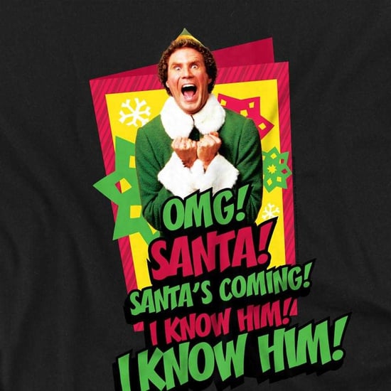 Elf T-shirt voor kinderen: De kerstman komt eraan! Ik ken hem! (Zwart) - Image 3