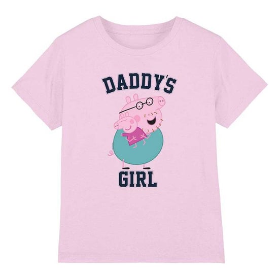 Peppa Pig Meisjes papa's meisje T-shirt (Lichtroze) - Image 1