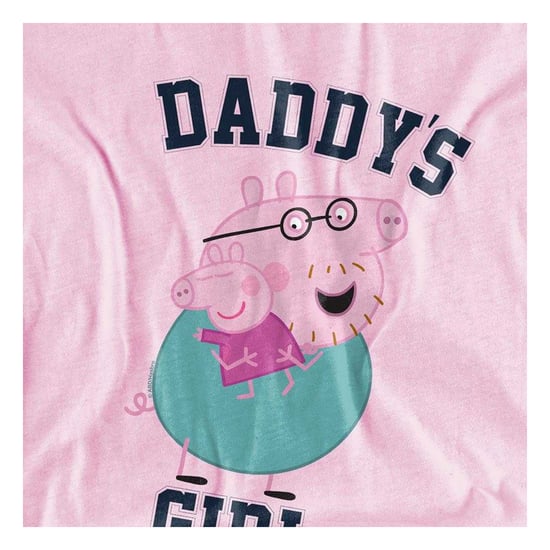 Peppa Pig Meisjes papa's meisje T-shirt (Lichtroze) - Image 3