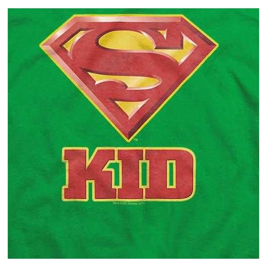 Superman Super Kid T-shirt voor kinderen (Kelly Groen) - Image 3
