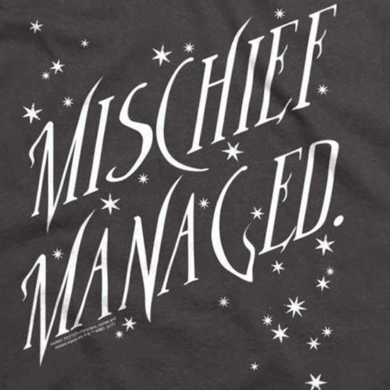 Harry Potter T-shirt met opdruk ‘Mischief Managed’ voor kinderen (Houtskool) - Image 3