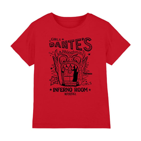 Beetlejuice T-shirt voor kinderen met het motief ‘Dante’s Inferno’ (Rood) - Image 1