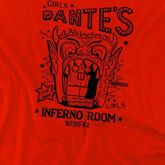 Beetlejuice T-shirt voor kinderen met het motief ‘Dante’s Inferno’ (Rood) - Image 3