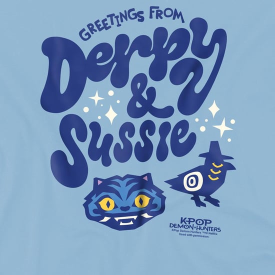 K-Pop Demon Hunters Childrens/Kids Derpy & Sussie Icons T-Shirt (Light Blue) - Image 3
