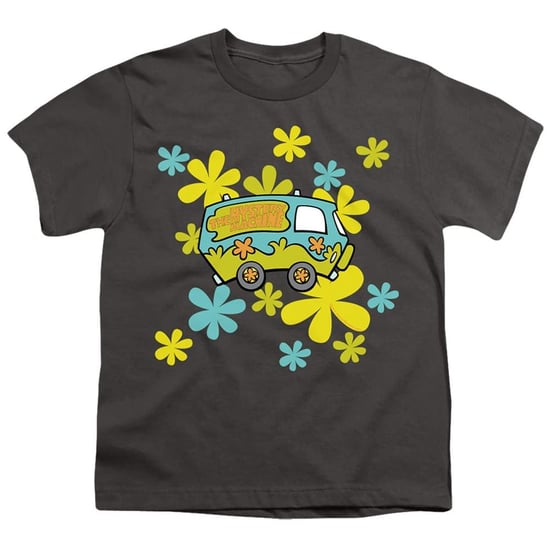 Scooby Doo Kinderen/Kinderen De Mysteriemachine T-shirt (Houtskool) - Image 1