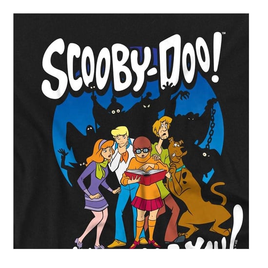 Scooby Doo T-shirt met spooksilhouetten voor kinderen (Zwart) - Image 3