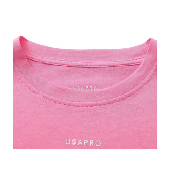 USA Pro Boxy T-shirt met logo voor kinderen (Roze) - Image 4