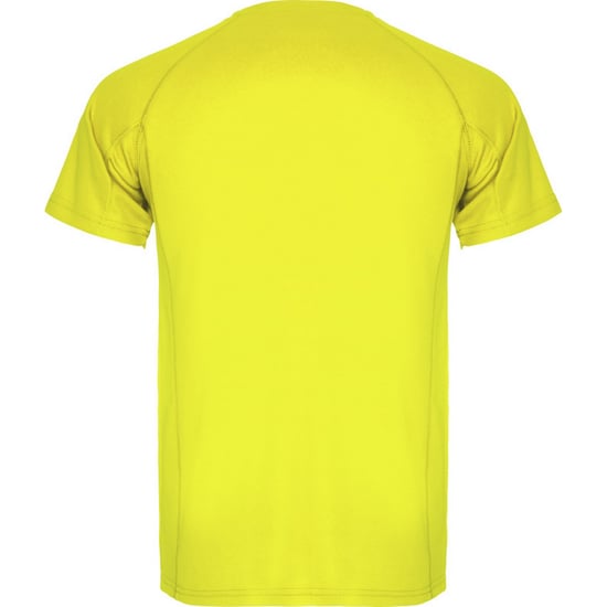 Roly Kinderen/Kinderen Montecarlo Sport T-shirt (Fluro Geel) - Image 2