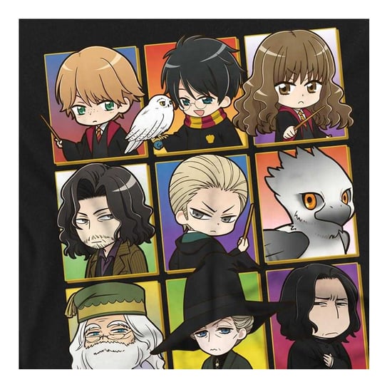 Harry Potter Kinderen/Kinderen Anime T-Shirt (Zwart) - Image 3