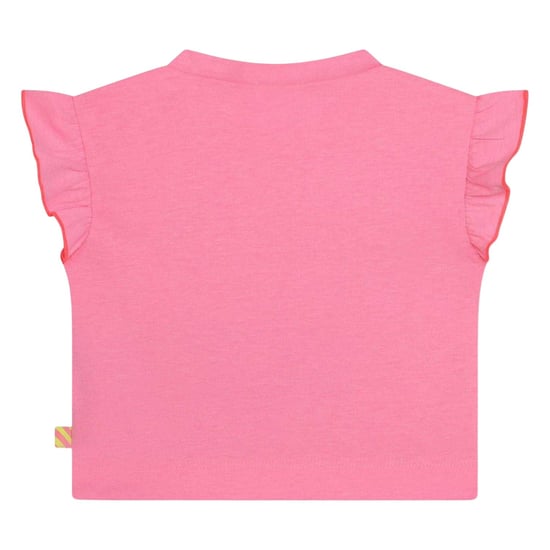 Billieblush Baby Girls Flowers Crew Neck T-Shirt (Pink) - Image 3