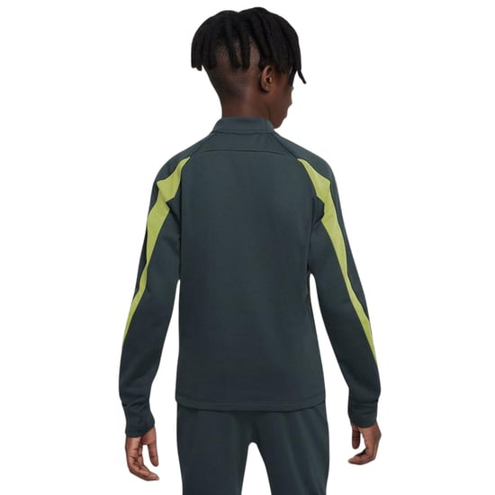 Nike Childrens/Kids Swoosh Raglan Long-Sleeved Drill Top (Seaweed/Lime) - Image 3