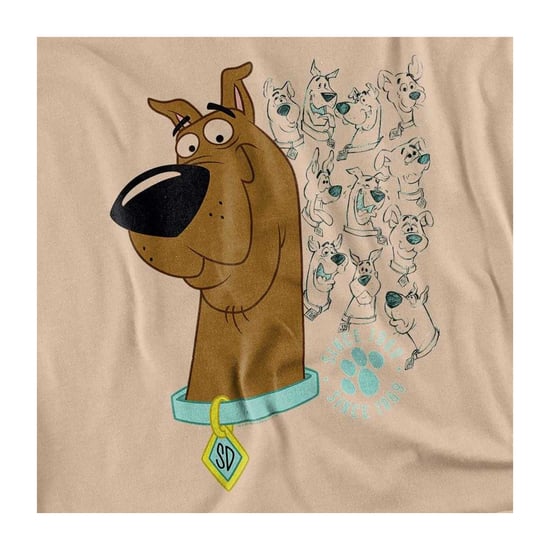 Scooby Doo Unisex T-shirt voor volwassenen: Evolution (Zand) - Image 3