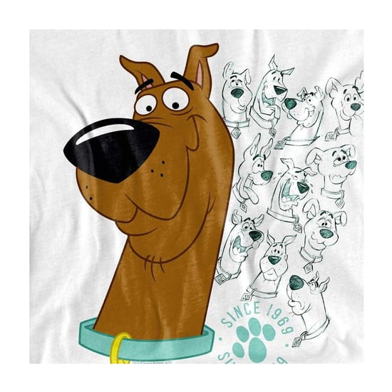 Scooby Doo T-shirt voor kinderen met het thema ‘De evolutie van Scooby Doo’ (Wit) - Image 3