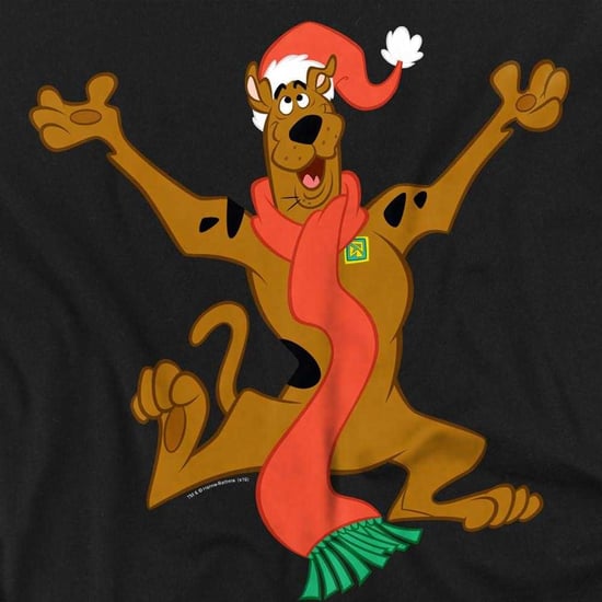 Scooby Doo Kinder-T-shirt met kerstknuffels (Zwart) - Image 3