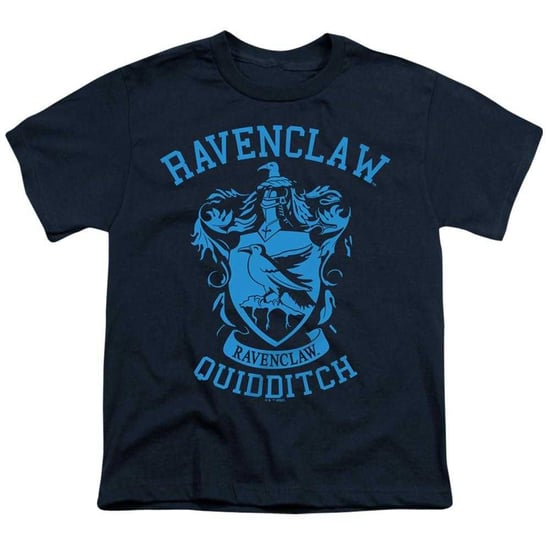 Harry Potter Quidditch-T-shirt met korte mouwen voor kinderen/jongeren – Ravenklauw (Marine) - Image 1