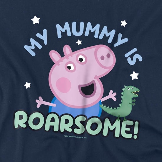 Peppa Pig Kinderen/Kinderen My Mama Is Roarsome George Pig T-Shirt (Marine) - Image 3