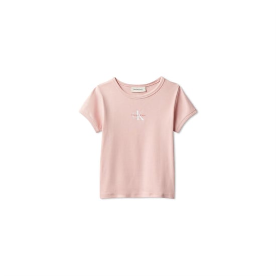Calvin Klein Girls Mono Crop Top (Pink) - Image 1