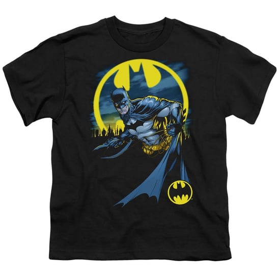 Batman T-shirt voor kinderen met de tekst „Heed The Call“ (Zwart) - Image 1