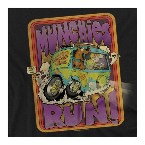 Scooby Doo Munchies Run-T-shirt voor kinderen (Zwart) - Image 3