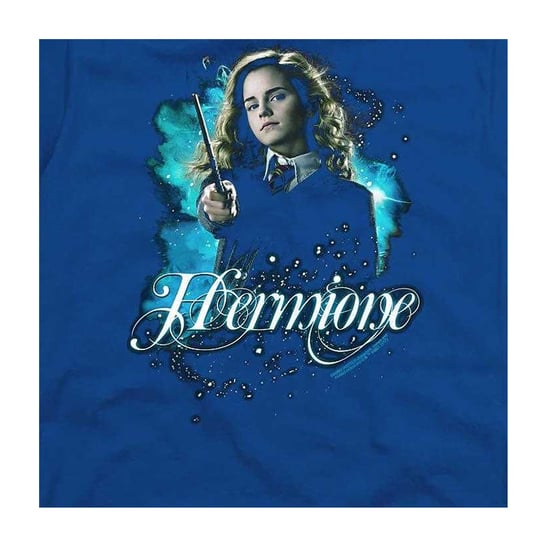Harry Potter T-shirt voor kinderen met afbeelding van Hermelien Griffel (Koningsblauw) - Image 3