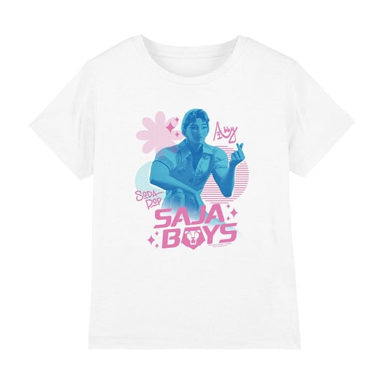 K-Pop Demon Hunters Childrens/Kids Romance Saja Boys T-Shirt (White) - Image 1