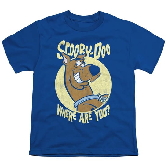Scooby Doo T-shirt voor kinderen met de tekst ‘Where Are You?’ (Koningsblauw) - Image 1