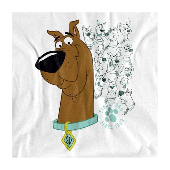 Scooby Doo Unisex T-shirt voor volwassenen: Evolution (Wit) - Image 3