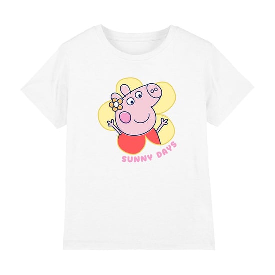 Peppa Pig Sunny Days Peppa Pig T-shirt voor kinderen (Wit) - Image 1