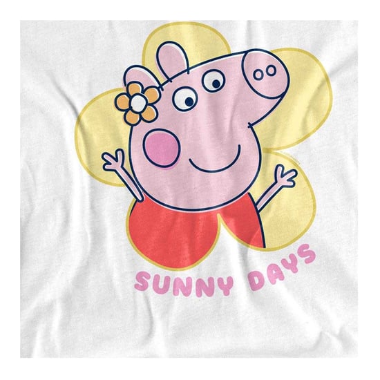 Peppa Pig Sunny Days Peppa Pig T-shirt voor kinderen (Wit) - Image 3