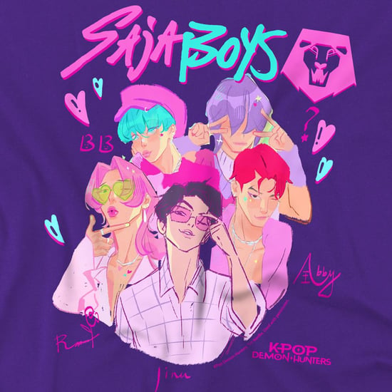 K-Pop Demon Hunters Childrens/Kids Saja Boys Signature T-Shirt (Purple) - Image 3