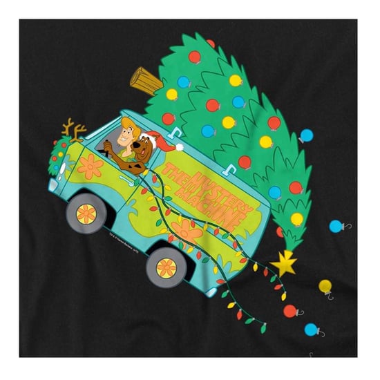 Scooby Doo Kerstboom T-shirt voor kinderen (Zwart) - Image 3
