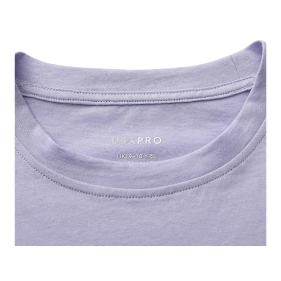 USA Pro Boxy T-shirt met logo voor kinderen (Lila) - Image 4