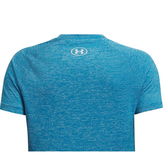 Under Armour Kortärmad T-shirt för pojkar – Tech 2.0 (Eterisk blå) - Image 3