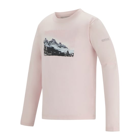Regatta Childrens/Kids Alvarado Scenery Long-Sleeved Winter T-Shirt (Pink Haze) - Image 3