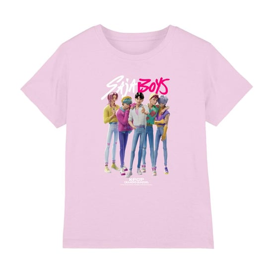 K-Pop Demon Hunters Kinderen Saja Jongens T-Shirt (Lichtroze) - Image 1