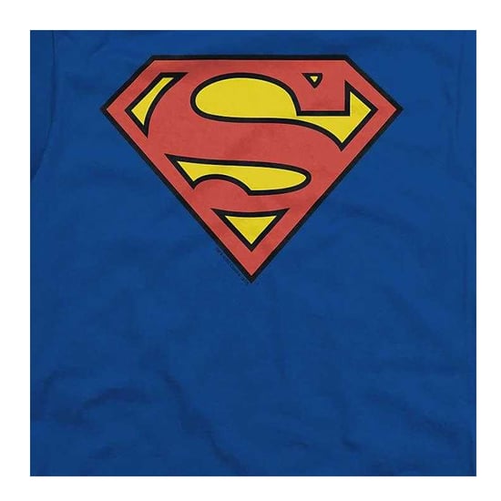 Superman Kinderen/Kinderen Logo T-shirt (Koningsblauw) - Image 3