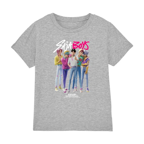 K-Pop Demon Hunter Kinder Saja Jongens T-shirt (Heather Grijs) - Image 1