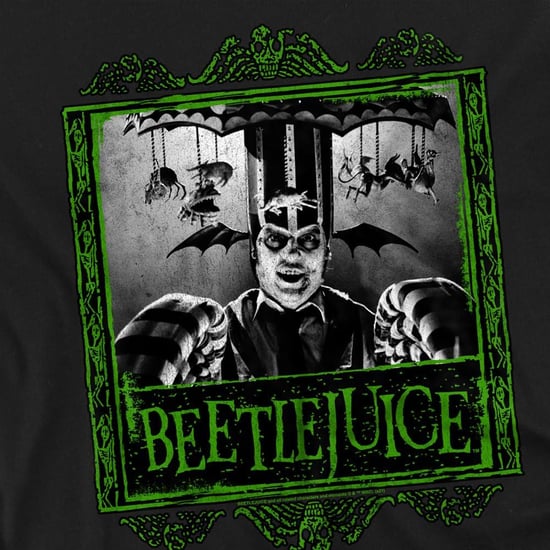 Beetlejuice T-shirt met carrouselmotief voor kinderen (Zwart) - Image 3
