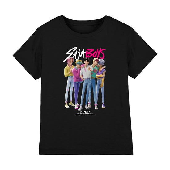 K-Pop Demon Hunters Kinderen Saja Jongens T-Shirt (Zwart) - Image 1