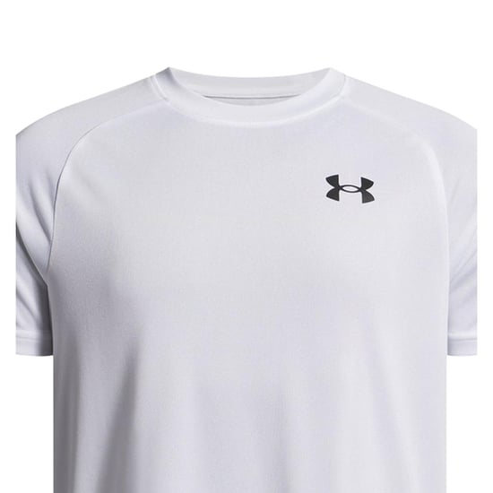 Under Armour Kortärmad T-shirt för pojkar – Tech 2.0 (Vit) - Image 3