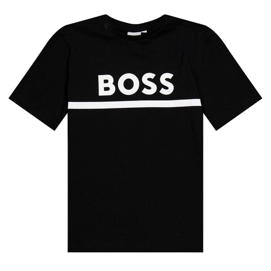 Boss Kinderen/Kinderen Logo T-shirt (Zwart) - Image 1