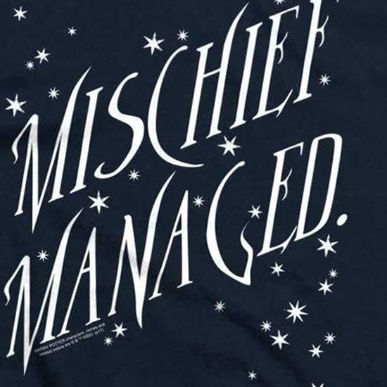 Harry Potter T-shirt met opdruk ‘Mischief Managed’ voor kinderen (Marine) - Image 3