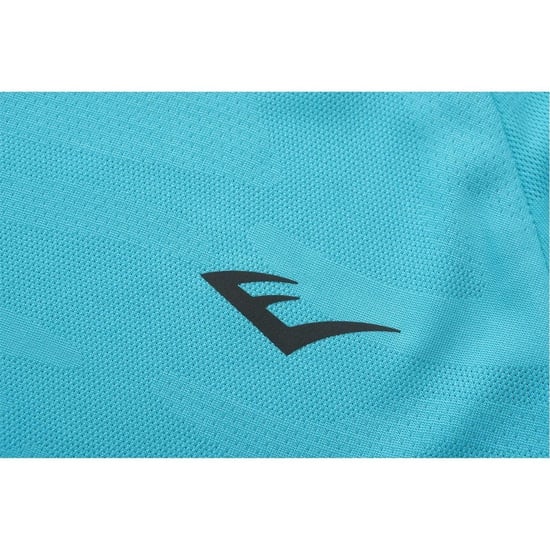 Everlast Flex-T-shirt met logo voor kinderen (Cyaan) - Image 4